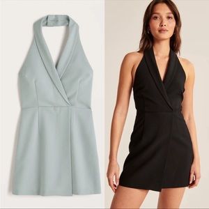 NWT Abercrombie & Fitch Halter Blazer Skort Dress
